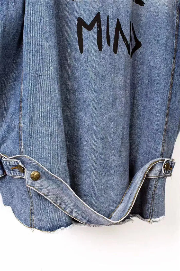 real fur coat Winter Jacket Women Coat Real fox Fur lined denim jacket Parka back letter print