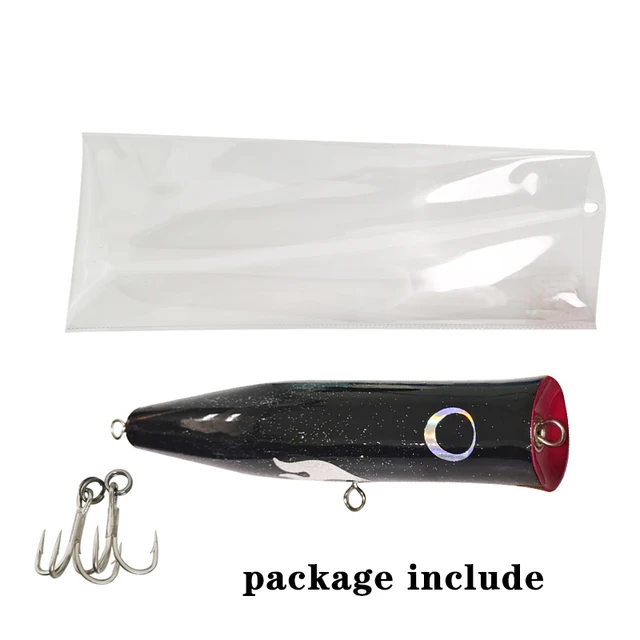 65g90g120g140g Trolling Wood Stickbait Pencil Popper Tuna Boat Fishing Lure Topwater Long Casting Wobbler Carp Artificial Leurre 18