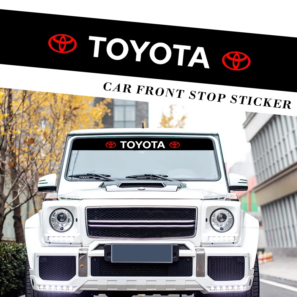 Auto Voorruit Glas Zonnescherm En Voorruit Vinyl Sticker Auto Styling Voor Toyota RAV4 Land 