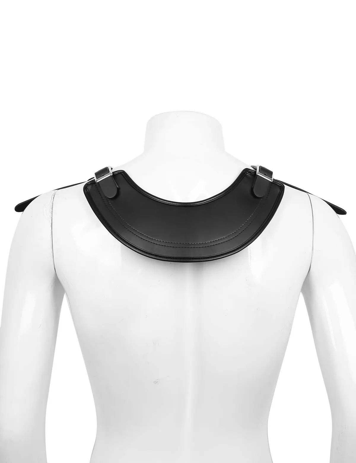 Gorget ручной работы средневековый Рыцари Тамплиер воин из искусственной кожи с регулируемым размером листовая Броня горгет шеи протектор костюм эпохи Возрождения