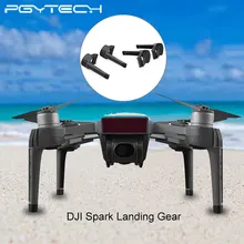 PGYTECH New Arrival Increased Shock Absorber Extended Landing Gear For DJI Spark Drone Accessories 2pcs tall landing skid extended landing gear