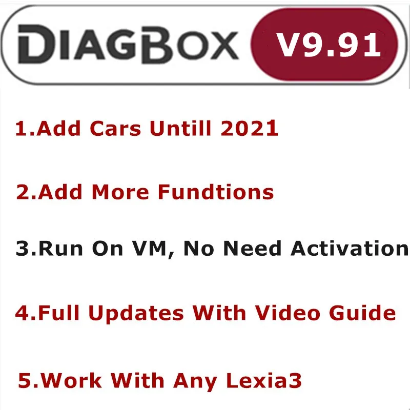 Legújabb Diagbox V9.96 Diagbox V9.91 A Lexia3 Pp2000 Diagbox 9.91 Teljes Adapteréhez A Lexia 3 -Hoz A Citroen & Peugeot Car Scanner Eszközhöz