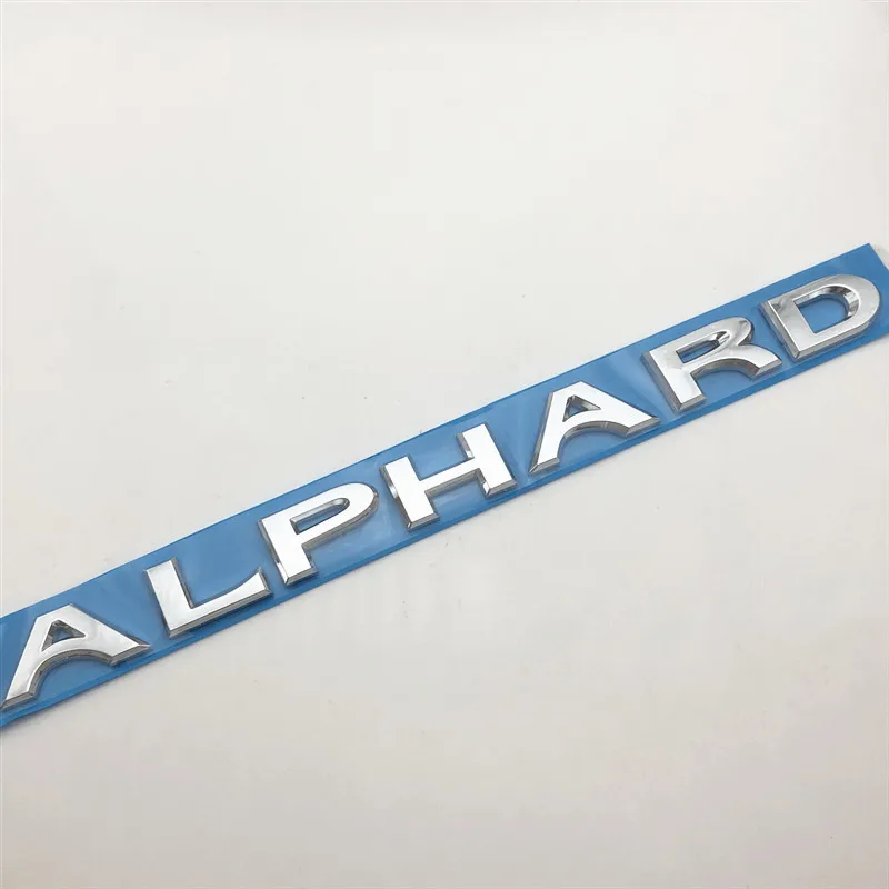 Для execltlus Lounge ALPHARD Toyota V6 багажник БАГАЖНИКА АВТОМОБИЛЯ стандартная эмблема значок английский хвост знак пост-метка для этикетки - Цвет: ALPHARD
