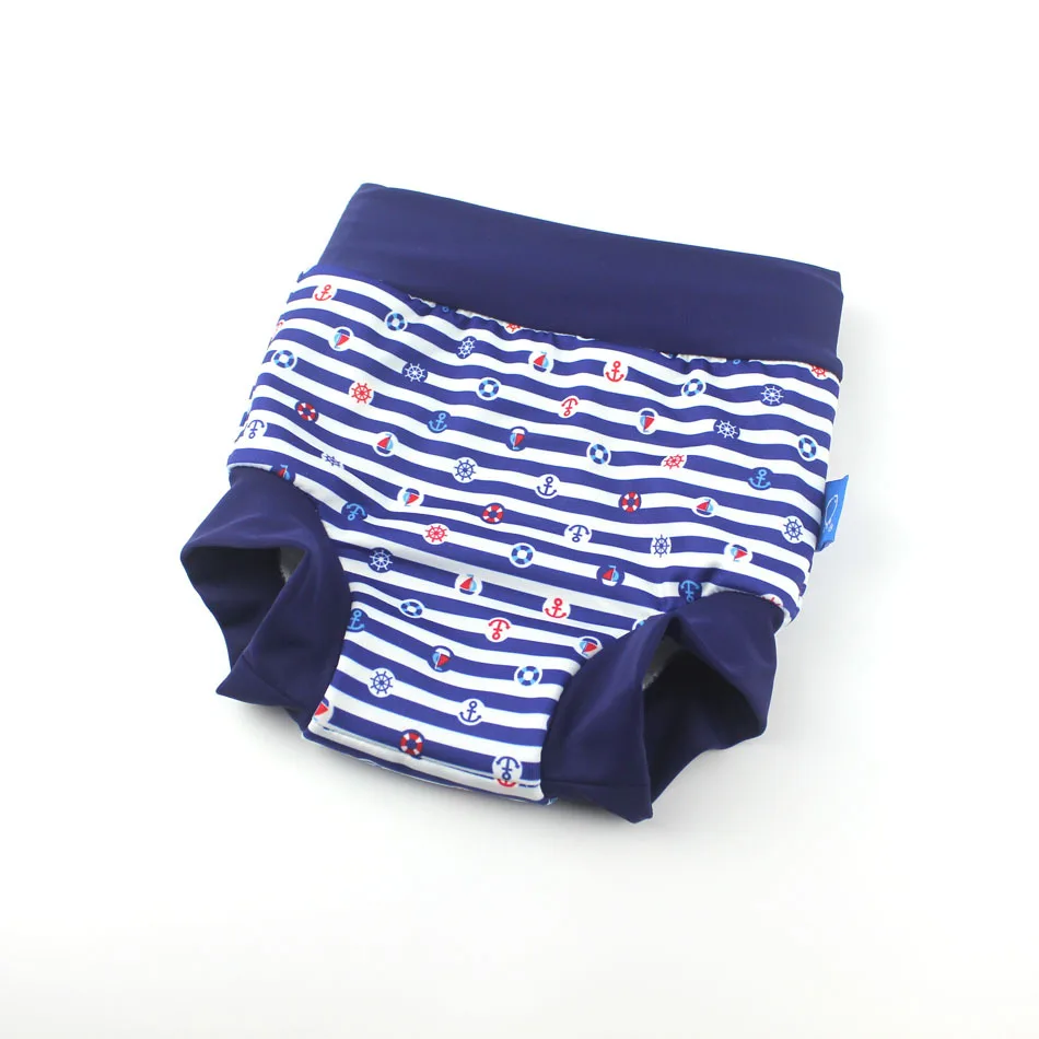 11 Baby Boys Girls Cartoon Printed Swim Diapers Infant Children Leakproof Swimming Nappies Newborn Baby High Waist Swimming Trunks - Цвет: 11