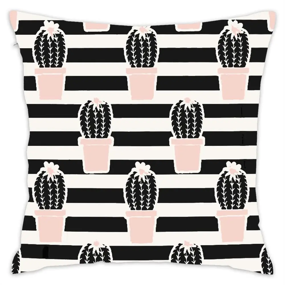 [Douladou] декоративные цветочные природа подушки CoverPillow чехол полиэстер Декоративная Подушка Чехол радужной расцветки Подушка Чехол размером 45*45 см