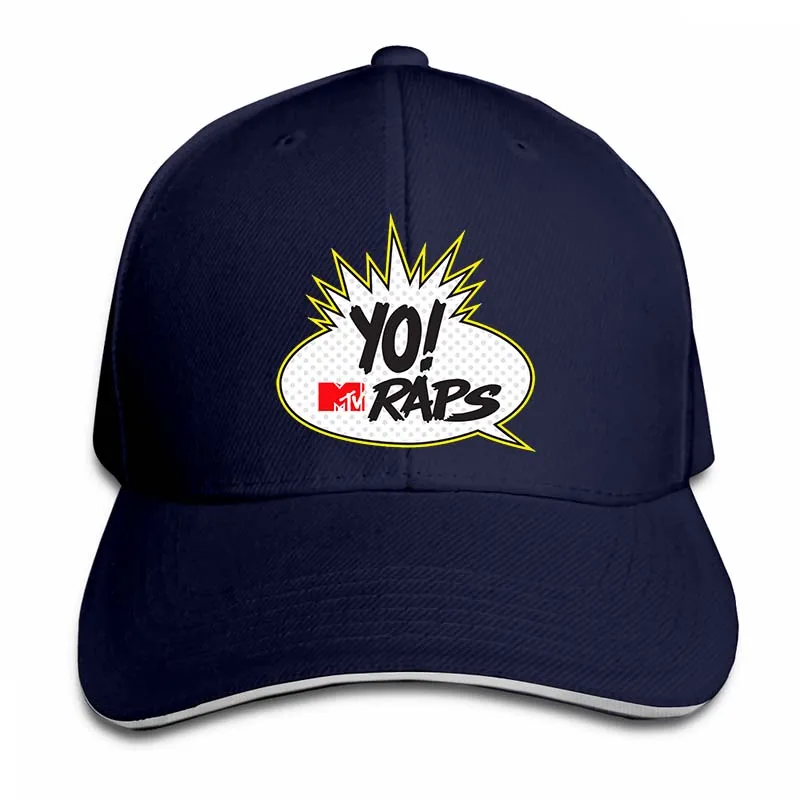 Эй! MTV RAPS бейсбольная кепка для мужчин и женщин, Кепка-Дальнобойщик, модная Регулируемая Кепка - Цвет: 2-Navy