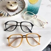 Новейшая квадратная оправа винтажные Eeyglasses женские негабаритные Большие размеры оптические оправы металлические очки оправа с прозрачными линзами Eyeware NX