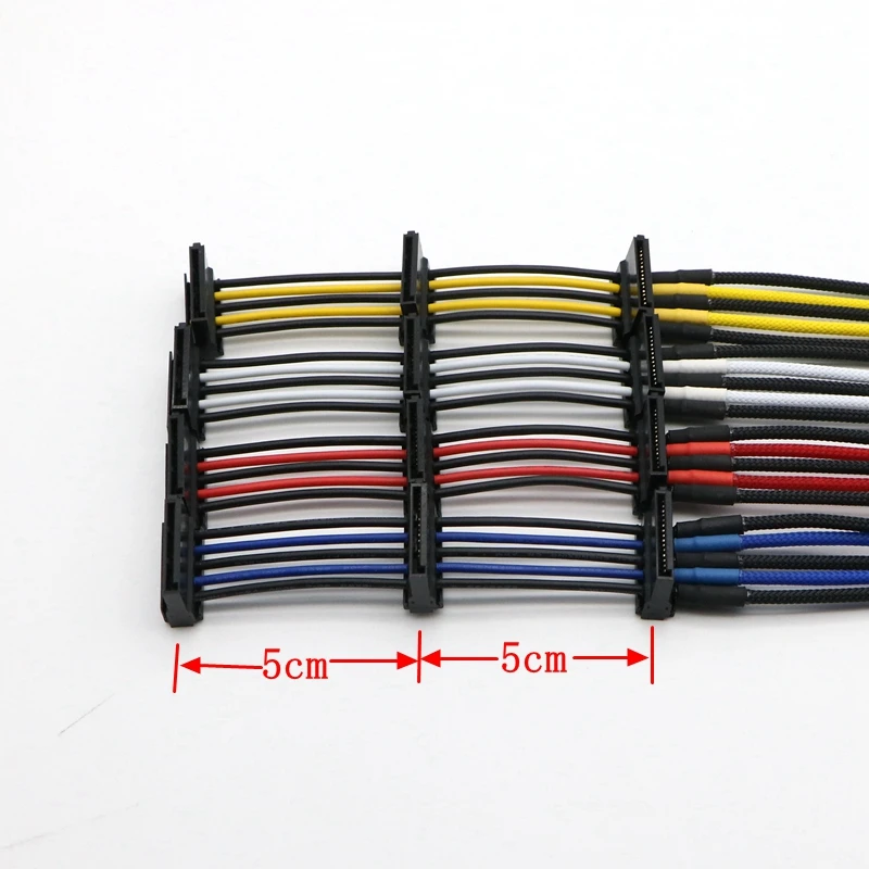 Singlen с рукавом 6Pin на 3x SATA 15Pin модульный блок питания для Seasonic PSU.|Компьютерные