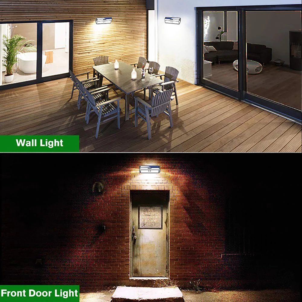 Sensor de Movimento Jardim ao ar Água para a Decoração do Jardim Ip65 à Prova Pacote Litom 132 Led Solar Luz Pir Lâmpada Parede Branco Livre Dwaterproof 1 - 2 5 Lâmpadas solares