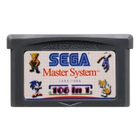 Master 106 in 1 32 бит видео игровая консоль карты для nintendo GBA сборники коллекция 106 в 1 Английская литература версия - Цвет: Master 106 in 1