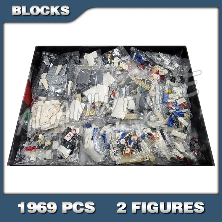 US $72.99 1969pcs Ideas Apollo Saturn V Space Launch Vehicle Moon Rocket 37003 Model Building Blocks Toys Compatible With Bricks