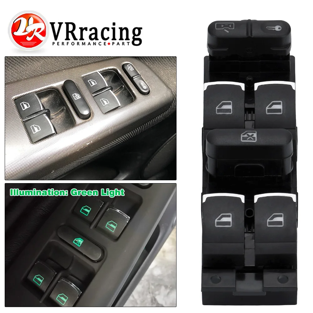 Кнопка переключения стеклоподъемника Master для VW 99-04 GTI Golf 4 Jetta MK4 BORA BEETLE Passat B5 B5.5 3BD 959