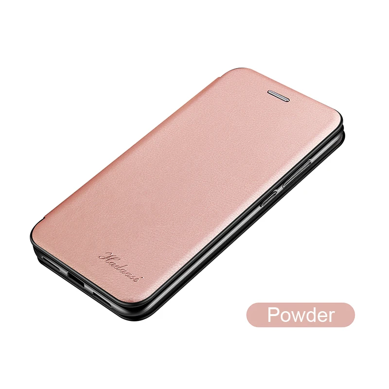 Роскошный Магнитный чехол для xiaomi redmi note 5, 6, 7, 8, 8T Pro Флип Стенд кожаный чехол Crazy Horse кожаный чехол на redmi note 8 pro 8pro - Цвет: Коричневый