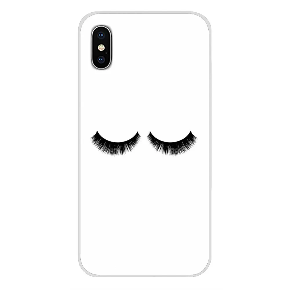 images 2 Прозрачный мягкий чехол для больших ресниц для Apple iPhone X XR XS 11Pro MAX 4S 5S 5C SE 6S 7 8 Plus ipod touch 5 6 - Цвет: images 2