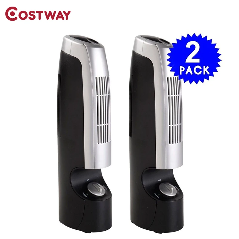 

Costway 2 Pcs Mini Ionic Whisper Home Air Purifier High Quality Modern Negative Ion Electrical Hepa Air Purifier Cleaner EP20412