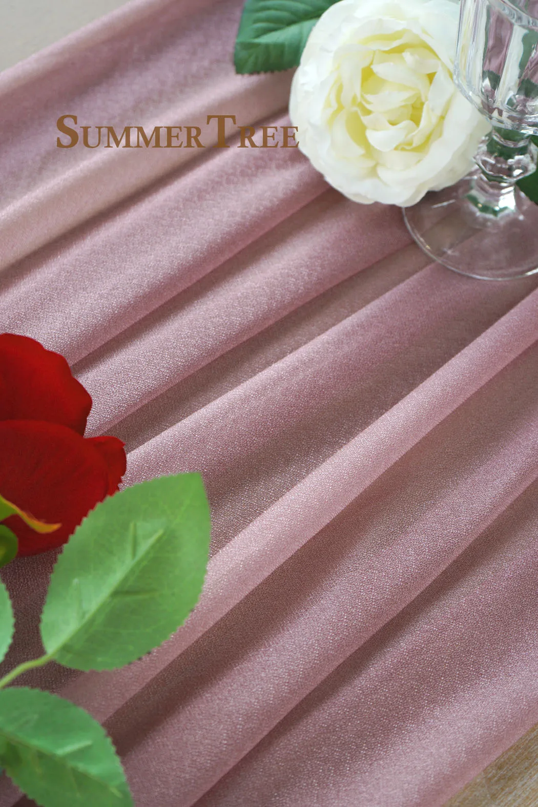 Wedding Arch Drape 29" Wide 6.5 Yards Chiffon Fabric Draping Curtain Drapery Ceremony Reception Swag 