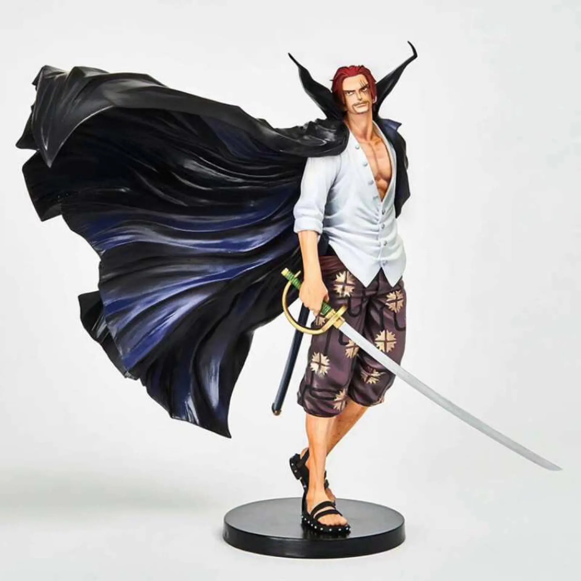 Аниме one piece the Yonko Shanks in The Top война битва накидка меч Domineering King коллекция фигурок из