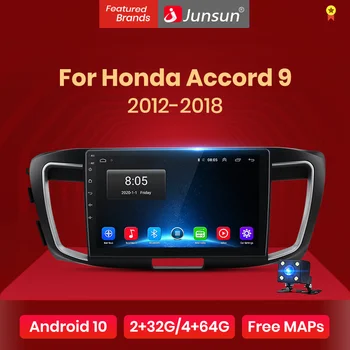 

Junsun V1 Android 10.0 DSP CarPlay Car Radio Multimedia Video Player Auto Stereo GPS For Honda Accord 9 2012-2018 2 din dvd
