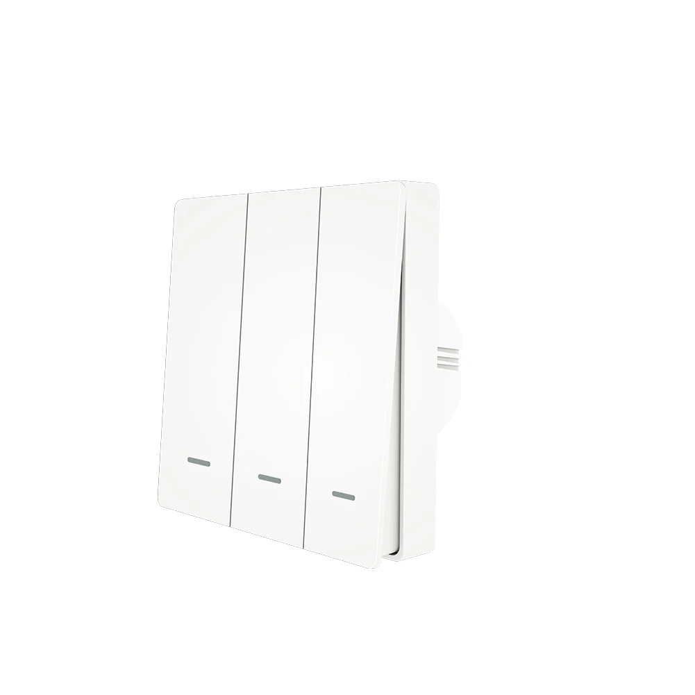 3 Gang Туя ZigBee переключатель светильник ZigBee концентратор требуется умный дом автоматизация беспроводной пульт дистанционного управления работает только с Tuya ZigBee концентратор - Цвет: 3 Gang
