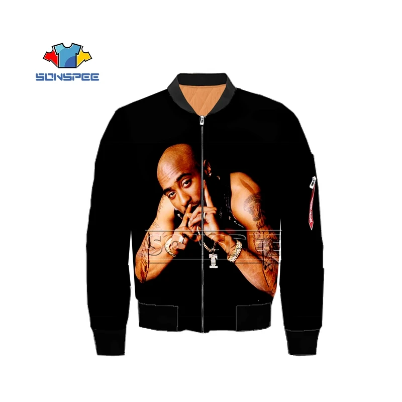 Мужская куртка с 3D-принтом раппер, женская модная футболка с рисунком 2pac Tupac/Biggie Smells, Harajuku, футболки, homme, куртка для полета