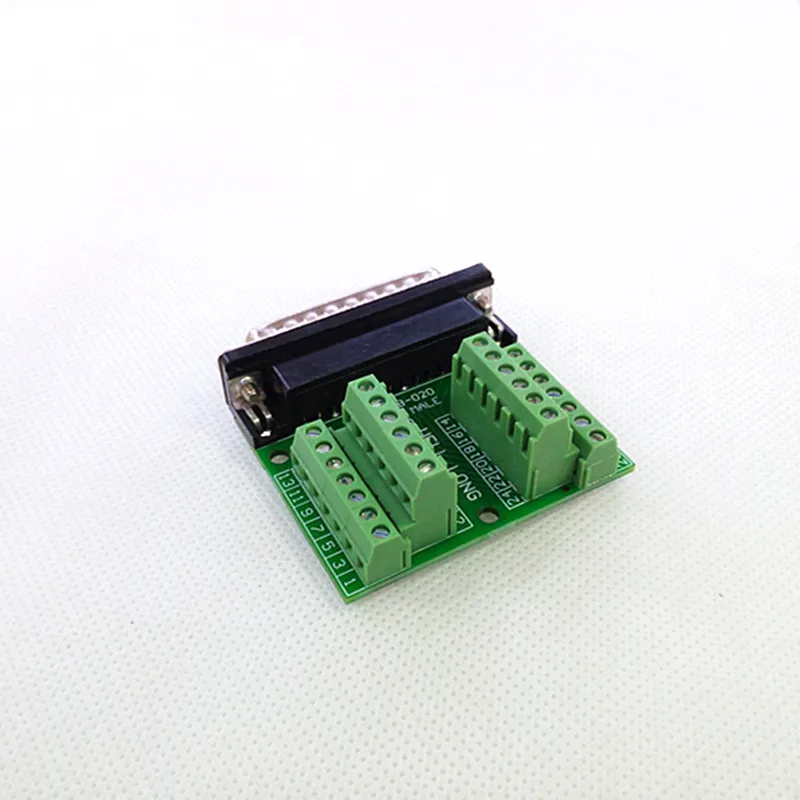 DB25 Мужская Breakout Board, D'SUB верхняя переходная плата, клеммный блок DSUB модуль