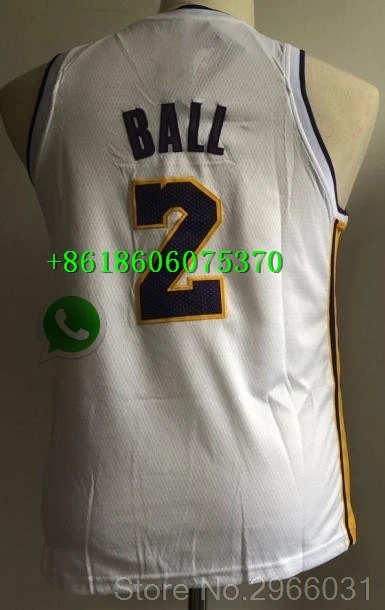 Youth kids Лос-Анжелес Молодежный детский#23 Леброн Джеймс 2 Lonzo Ball 0 Кайл Kuzma Kobe#24 Bryant Jersey - Цвет: Youth kids