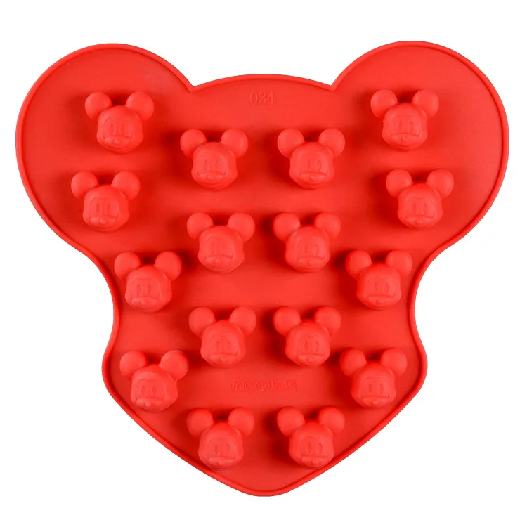 

16 even Mickey Cake Mould DIY food grade chocolate ice mold silicon mold