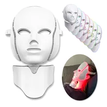 7 цветов Электрический светодиодный фотоновая маска для лица терапия омоложение анти акне, морщины подтягивающий кожу микроток инструмент для салонов красоты