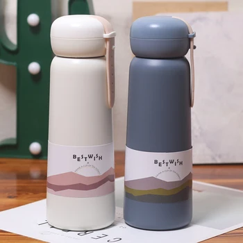 

350ml New Thermos Bottle Portable Vacuum Flask 304 Stainless Steel Travel Mug Hot Water Thermos Hydro Flask Insulated Bottle