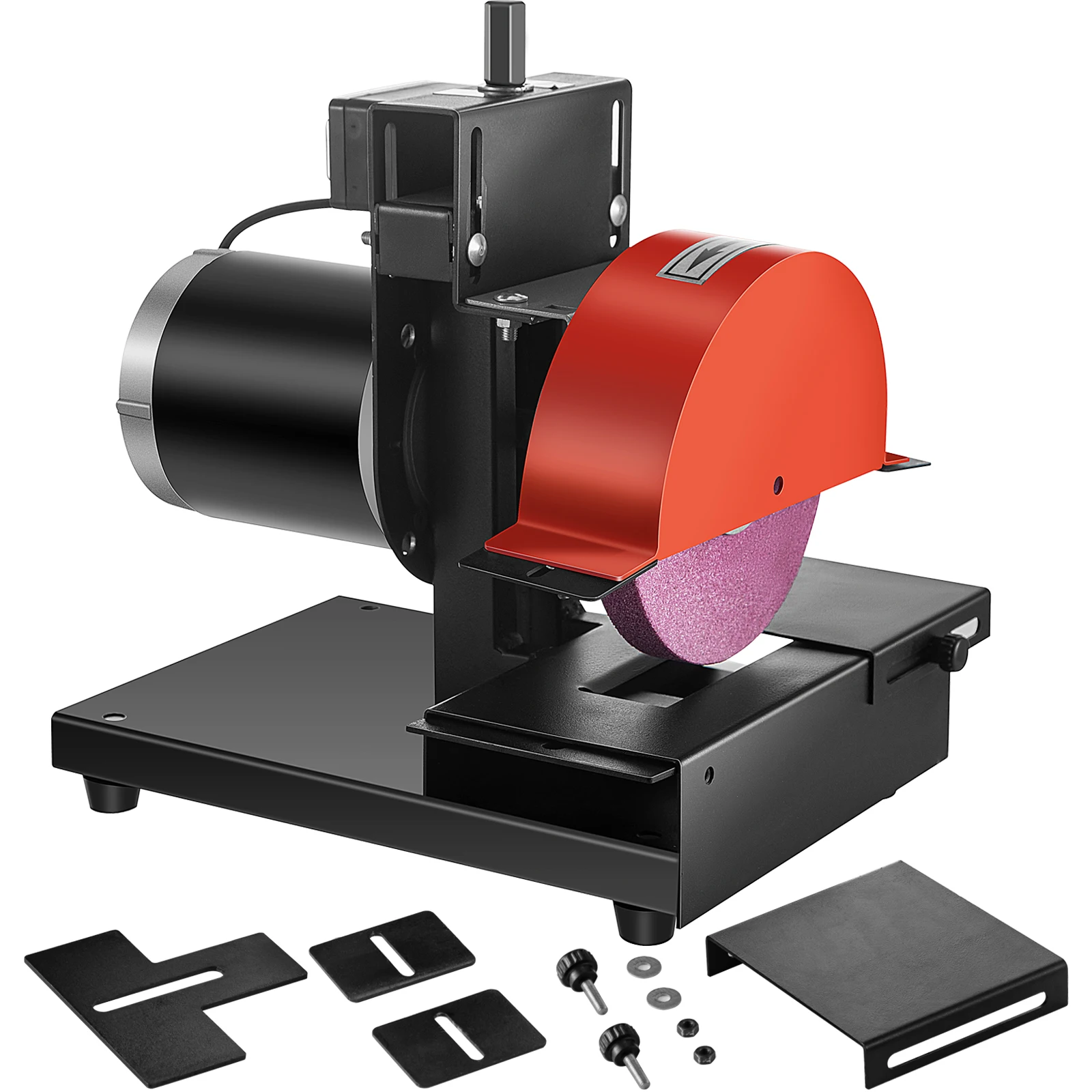 VEVOR 375W 750W Lawn Mower Blade Grinder 1/2HP 1HP 1700RPM Adjustable Height Bench Metal