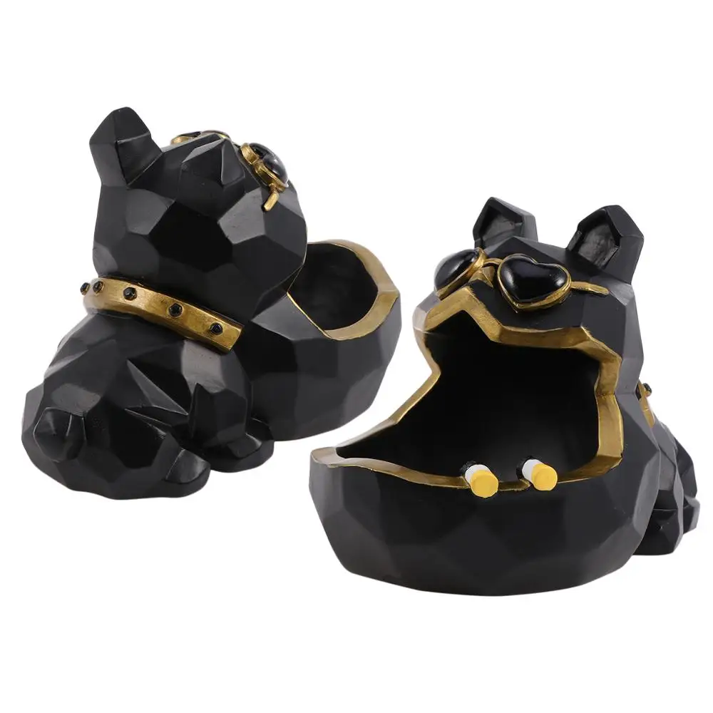 

Cool Dog Ashtray Creative Personalized Ashtray Resin Desktop Dog Ornament Desktop Funny Ashtray for Home