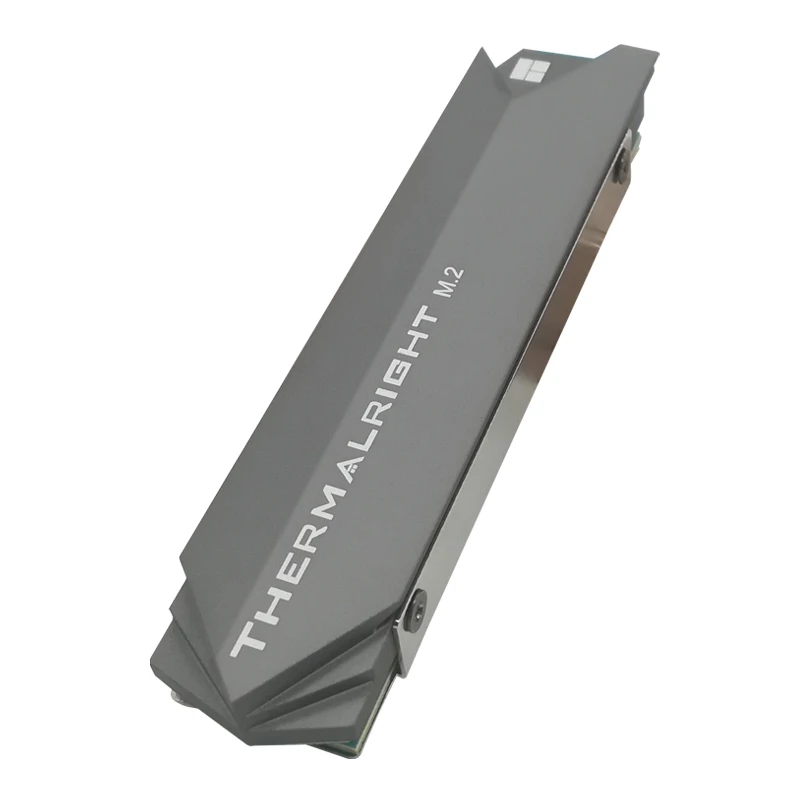 Тепловой правый радиатор теплоотвод алюминиевый M.2 Охлаждающий радиатор теплоотвод тепловые прокладки для NGFF NVME PCIE 22110 SSD жесткий диск