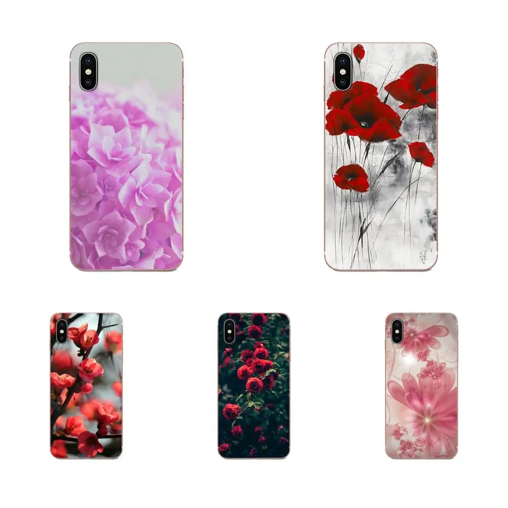 Красивые красные лотосы фиолетовые цветы специально для HTC Desire 530 626 628 630 816 820 One A9 M7