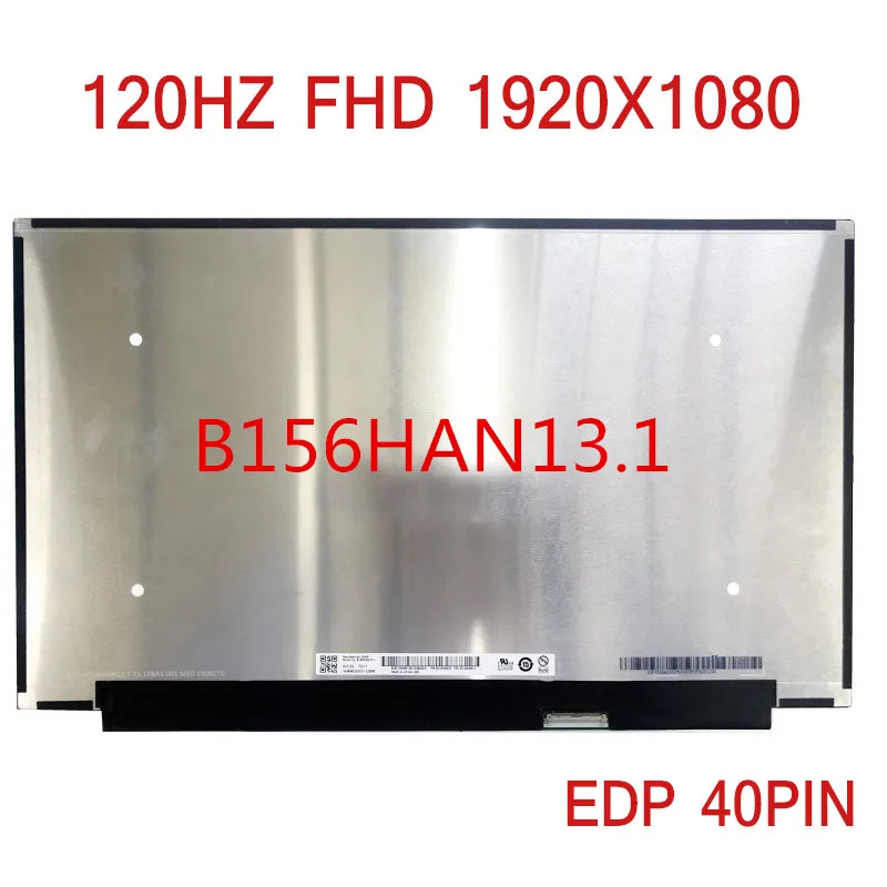 Laptop Gaming Lcd Display Led Screen Genuíno 156 120hz Matriz Slim Fhd 1920*1080 Edp Ips de 40 Pinos B156han13.1 - Imagem 3