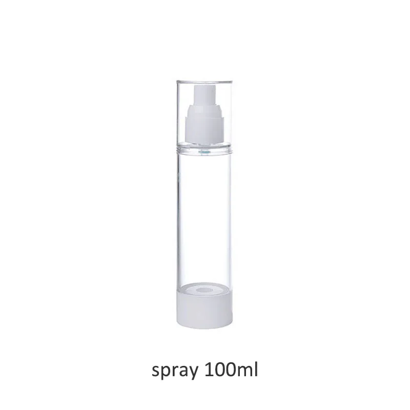 30 мл/50 мл/100 мл портативная бутылка-спрей для макияжа пустые бутылки для лосьона дорожный набор новые пустые банки для макияжа спрей - Color: spray 100ml