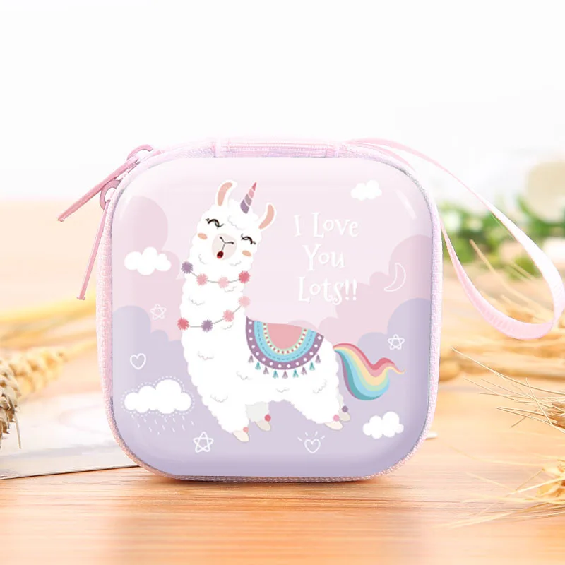 Alpaca-S 1 шт. модный детский кошелек с изображением милого единорога, набор ключей, вечерние украшения для вечеринки в честь Дня рождения, подарки для детей. Q - Цвет: Alpaca-S
