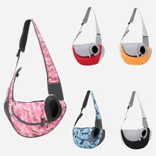 Переноска для домашних животных, сумка для путешествий, сумка на плечо для собак, сетка, Оксфорд, удобная сумка-слинг, маленькая сумка-тоут для домашних животных, сумка-переноска для собак