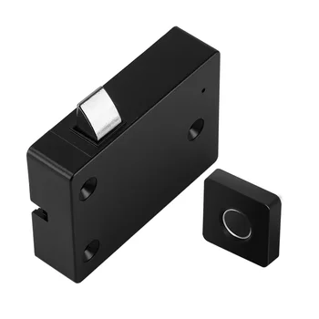 

Smart Fingerprint Lock Cabinet Lock Biometric Electric Lock Fingerprint Drawer Lock for Office File Cabinet USB Rechargeable
