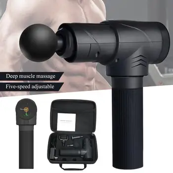

4000 r/min Massage Gun Rechargeable Muscle Stimulator Deep Tissue Professional Massager Gun Handheld Electric Body Pain Relief
