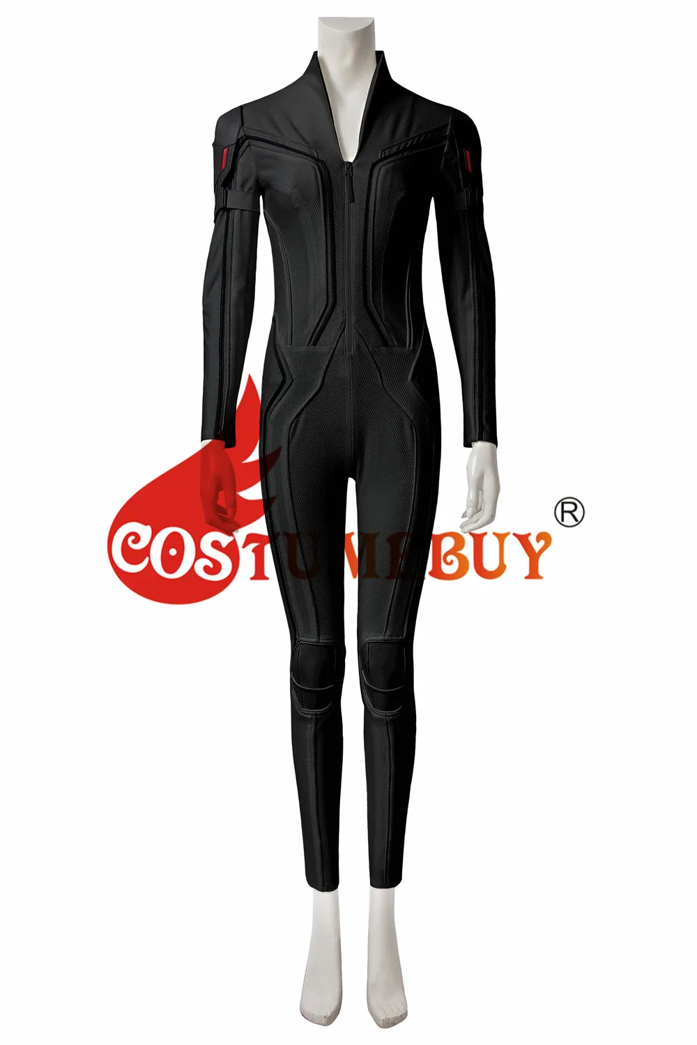 CostumeBuy, черный костюм Наташи ромаофф, черный костюм для взрослых, Женский костюм супергероя, черная вдова, сексуальный комбинезон, костюм L920