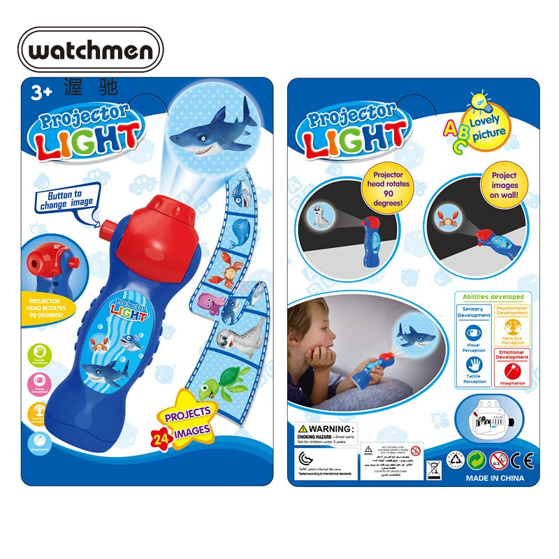 

Kids Dinosaur Pattern Projector Lamp Torch LED Sleep Light Parent-child Interaction Puzzle Educational Light up Toy for Children
