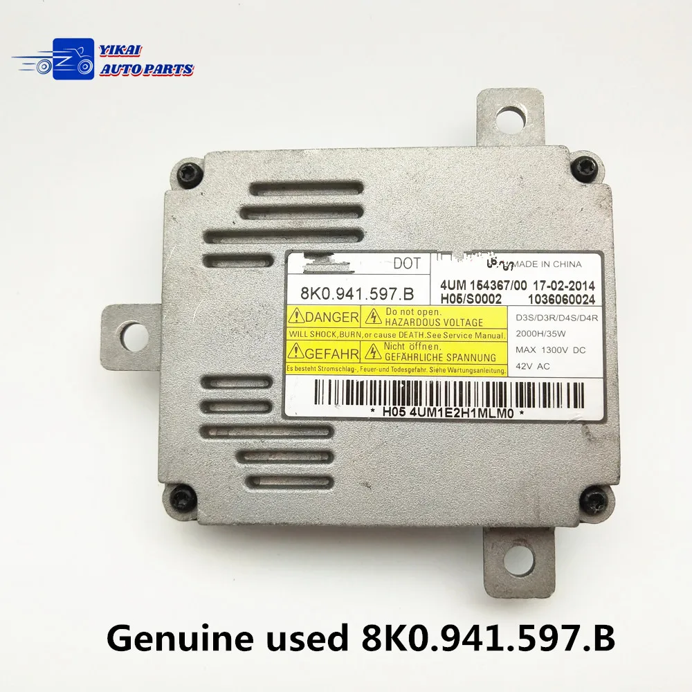 Оригинальные Подержанные автомобильные аксессуары D3S D3R D4S D4R фары HID балласт 8K0. 941.597.B 1036060024 для VW Passat Jetta Golf Audi