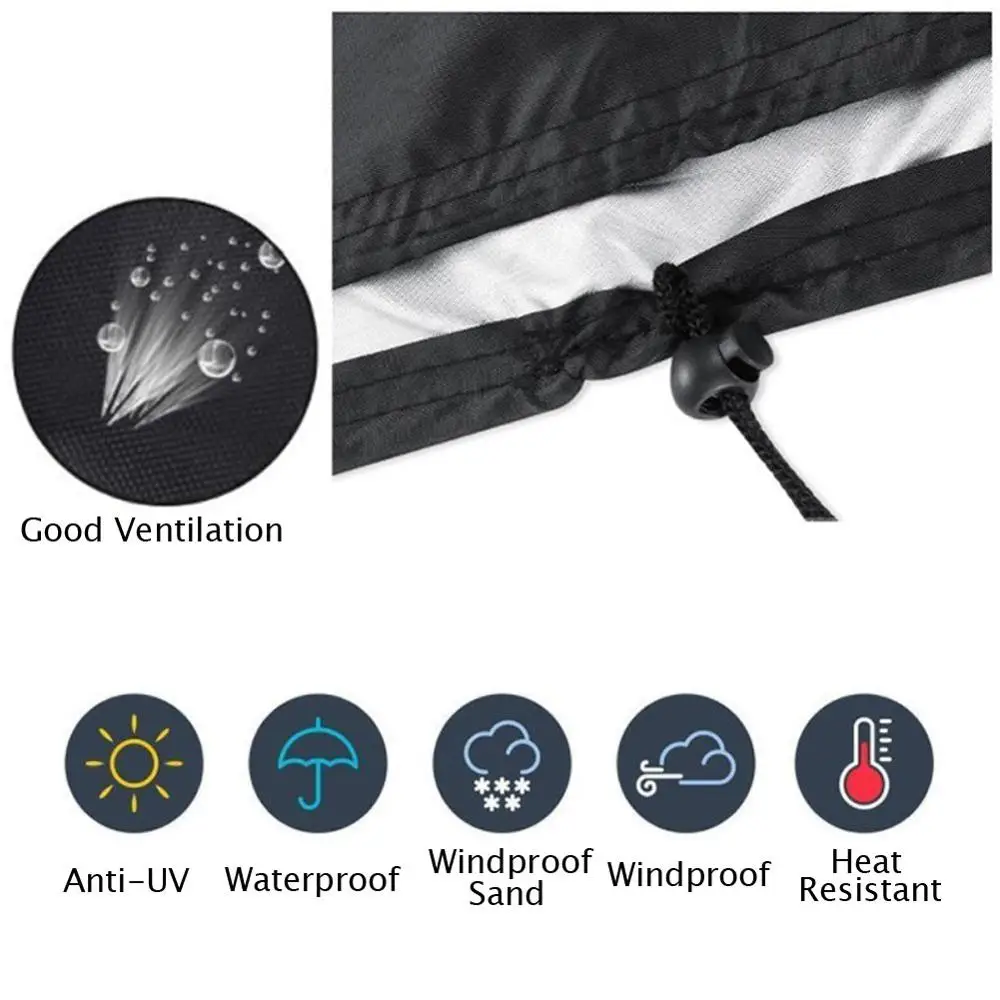 Водонепроницаемый чехол для скутера с защитой от дождя 190T защитный из полиэстера