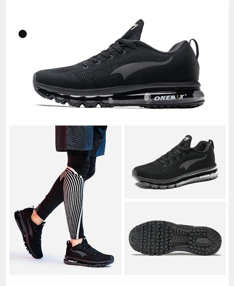 ONEMIX подушки мужские кроссовки дышащие бегун спортивный кроссовки мужская уличная спортивная обувь для ходьбы