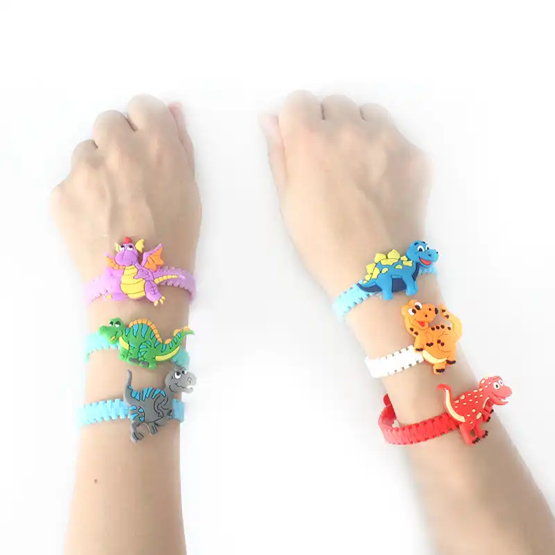 19 см резиновые динозавра браслет браслеты День рождения воздушные шары украшения Дети джунгли вечерние принадлежности для душа