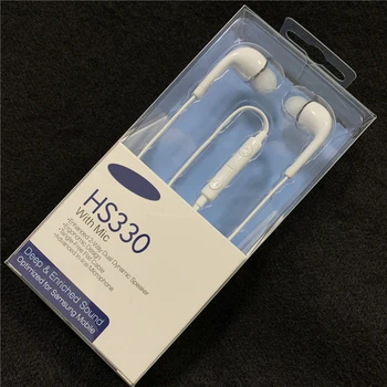 

50 Original HS330 for Samsung J5 Earphones In-ear Sports Earbuds Mic Volume Control For Galaxy A3 A5 A7 J2 Pro J7 J9 Note 8 9 S8