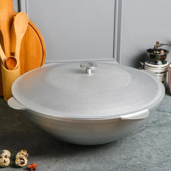 

Kazan aluminum "Tatarsky", for pilaf, 12 l