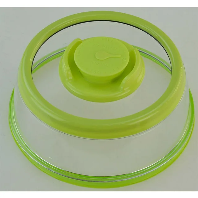 Instant Vacuum Food Sealer Mintiml Cover Kitchen Instant Vacuum Food Sealer Fresh Cover Refrigerator Dish Cover Kitchen Tool - Color: Green