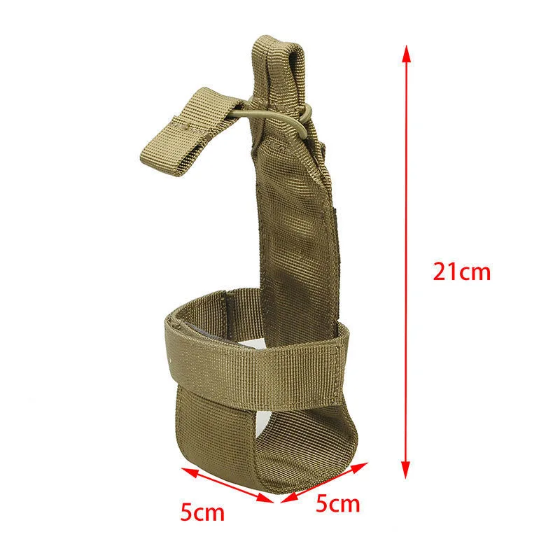 

Outdoor Sports Tactical Nylon Webbing shui hu tao Portable with Bottle Buckle Molle Water Bottle Holder Camping shui hu bao