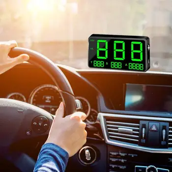 

Large Screen 4.5 GPS Speedometer Digital Car Speed Display Over Speeding Alarm System Universal for Bike Motorcycle Truck Car